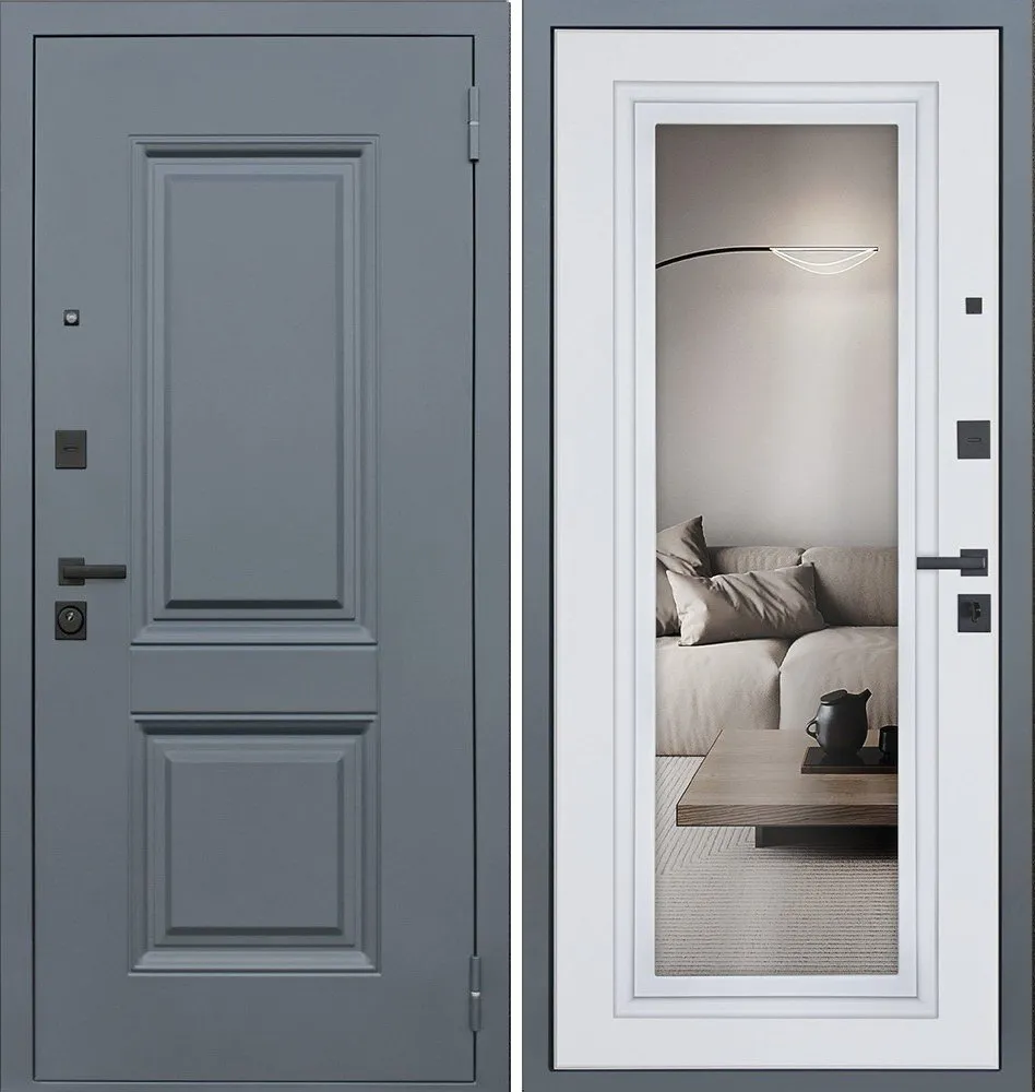 Фото Дверь Интер с зеркалом DIS006678